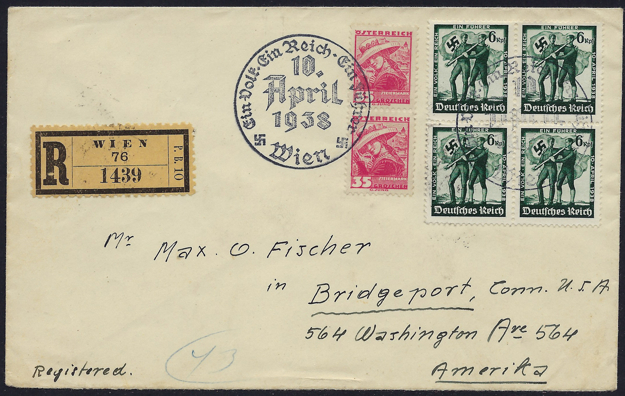 Germany 1940 Heligoland Semi-Postal Stamp Scott #B176