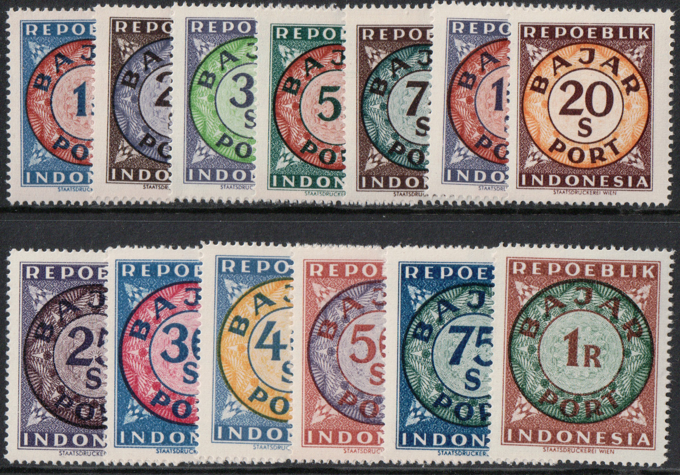  Indonesia Stamps 