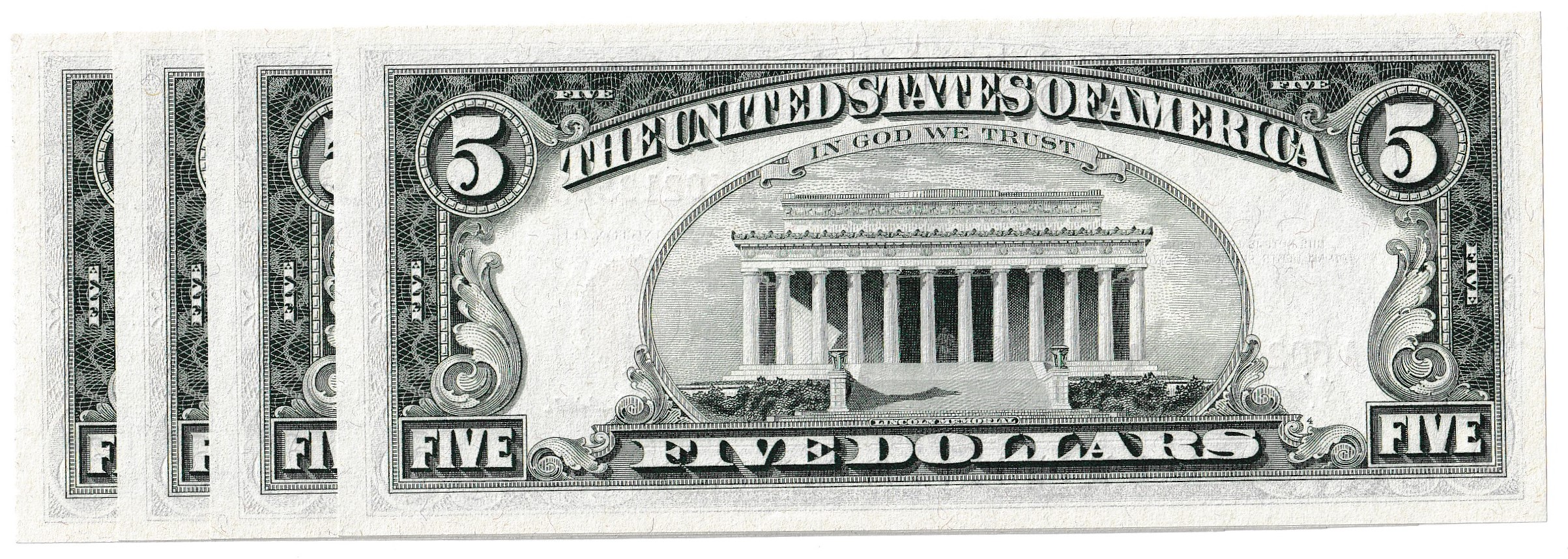 Usd5 Notes United States Notes Small Size $5.00 - $100.00