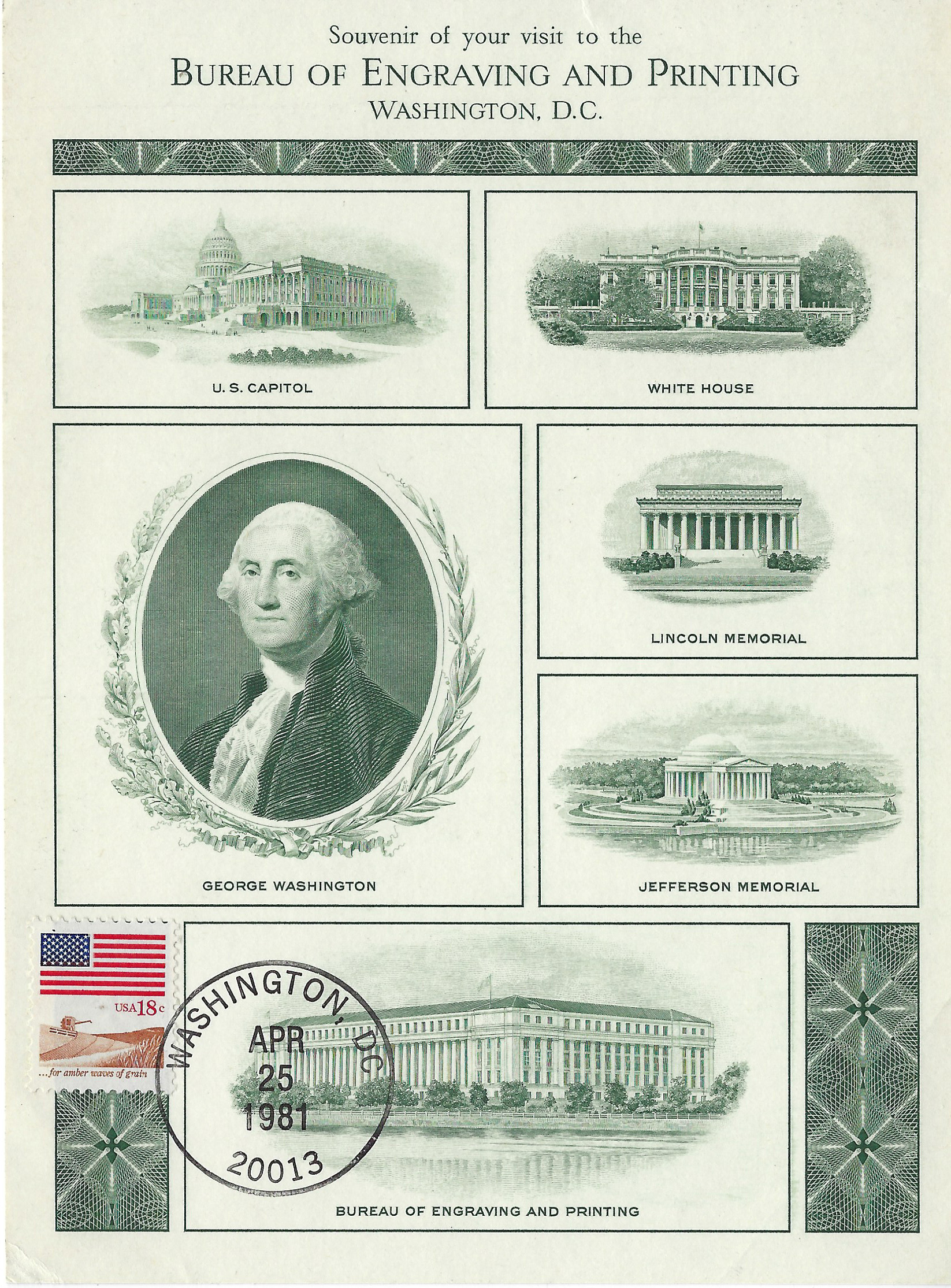 P 1933 $20.00 Gold Coin  B263 United States Mint E 2002 B Souvenir Card 