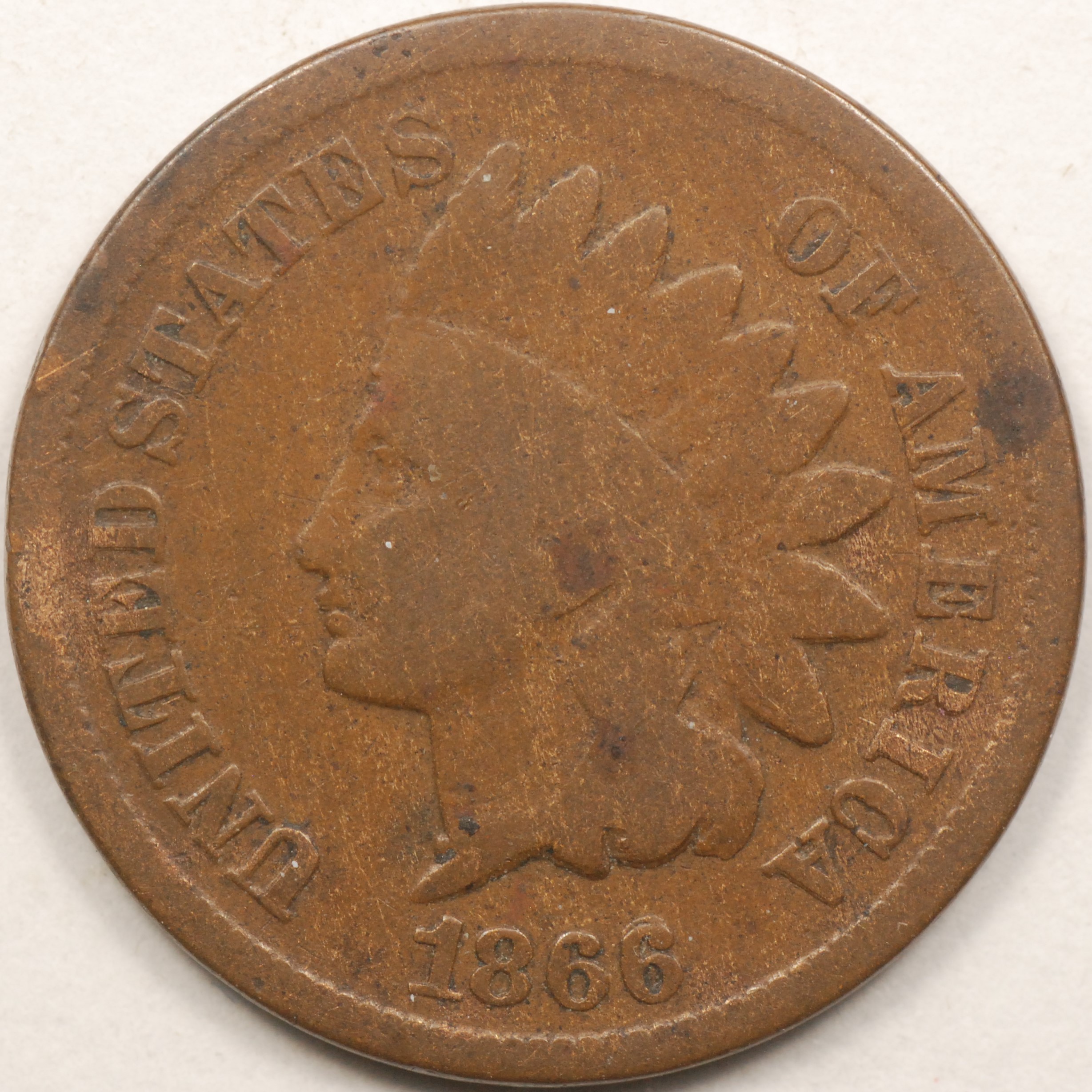 1866 INDIAN HEAD CENTS