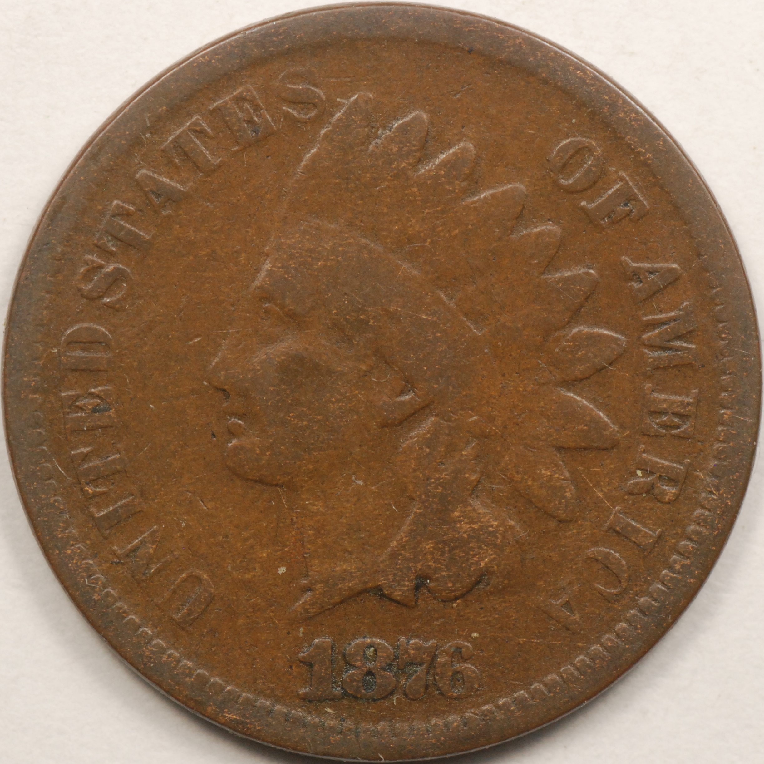 1876 INDIAN HEAD CENTS